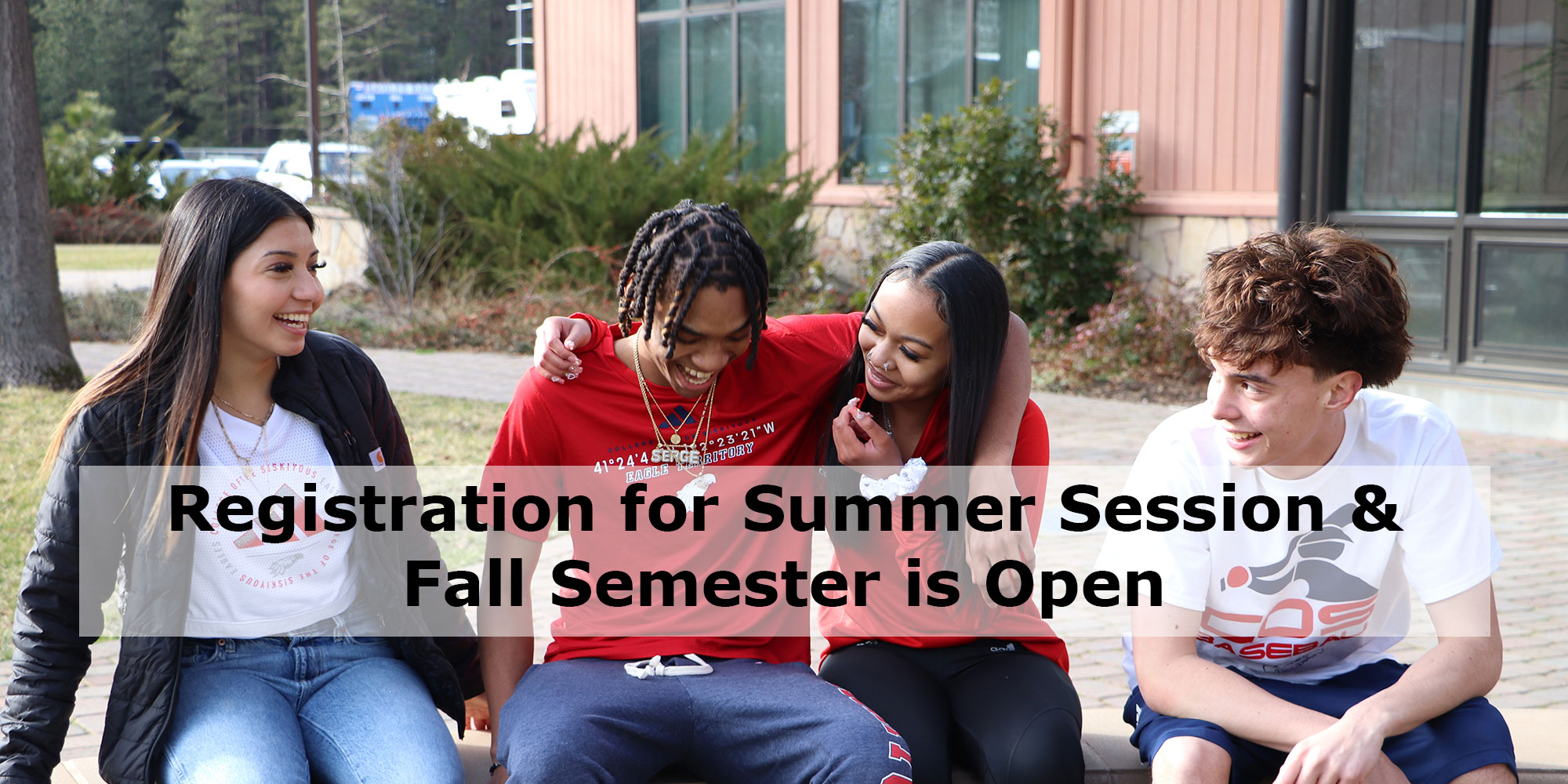 Registration for Summer Session & Fall Semester is Open.