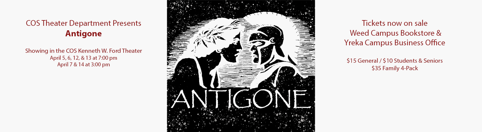 COS Theater Department Presents Antigone