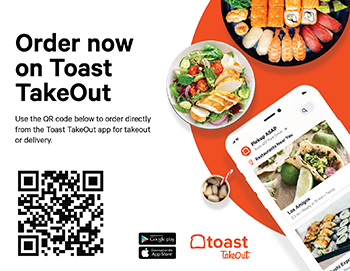 Order now on Toast TakeOut