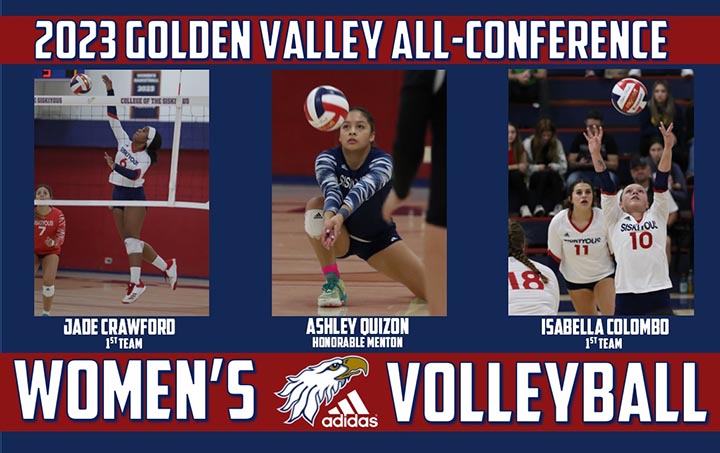 Women's Volleyball 2023 Golden Valley All-Conference