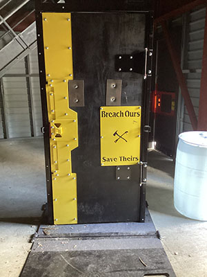 Breech access door
