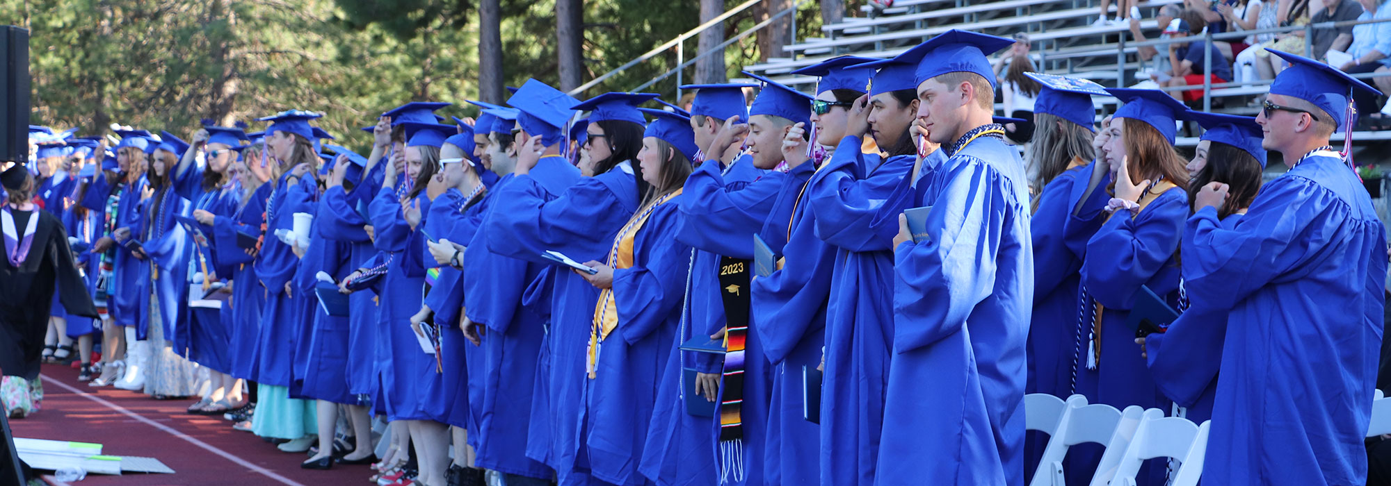 Students Participating in Graduation