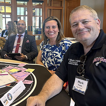 Dr Jeremiah Sims, Dr Mark Fields and Regina Hannah at NST Planning Summit.