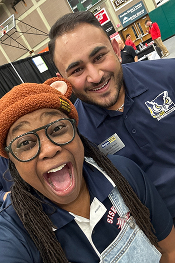 Devan Patel and Stephanie Wroten