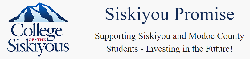 Siskiyou Promise - Supporting Siskiyou and Modoc County Students. Investing in the Future.