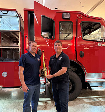 Ronny J. Coleman Award for Academy of Excellence handed out by Chris Delcour.