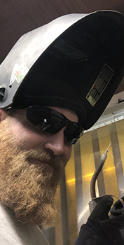 Man welding