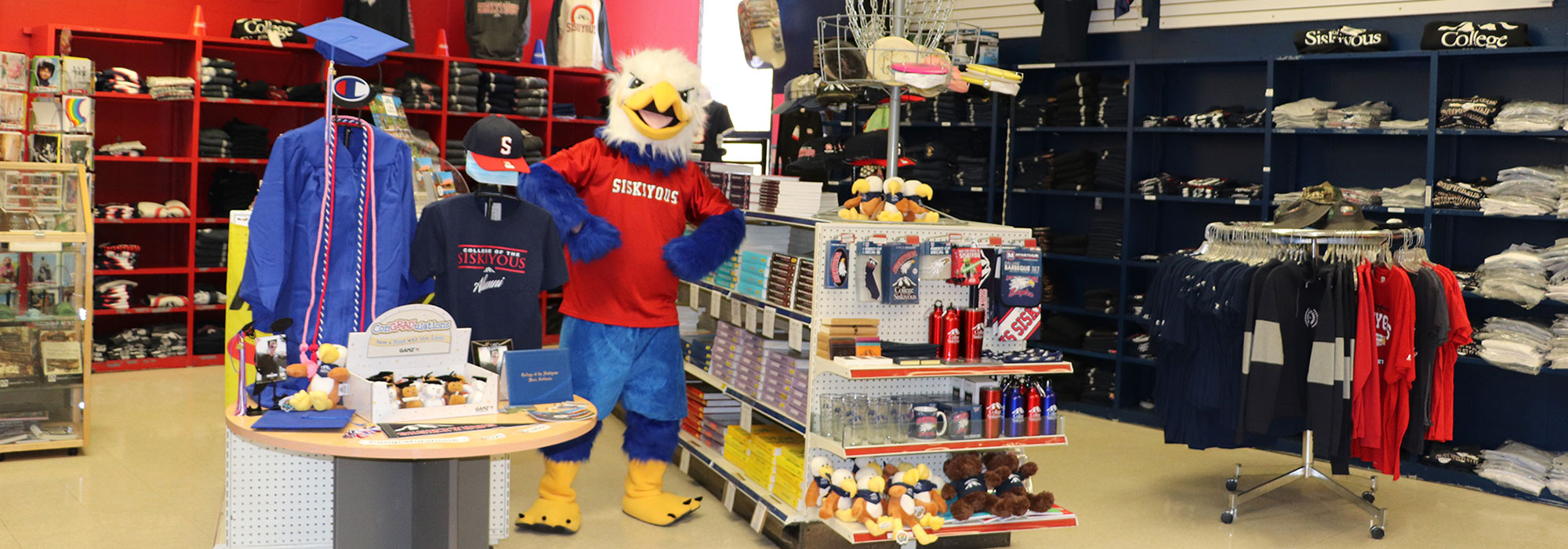 Inside Bookstore with Eddie the Eagle