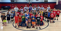 Basketball Camp participants