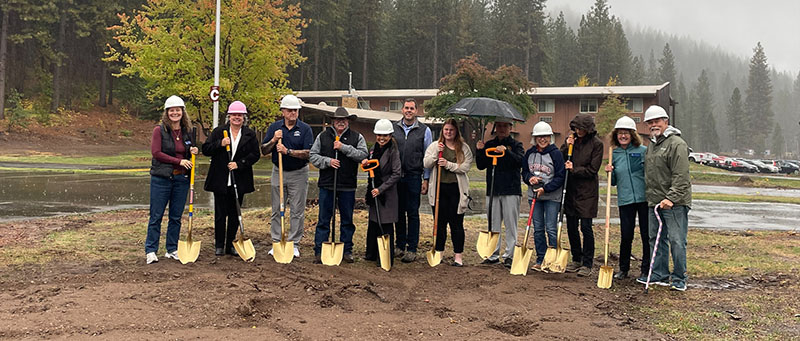 Groundbreaking Ceremony for new Student Housing at COS.